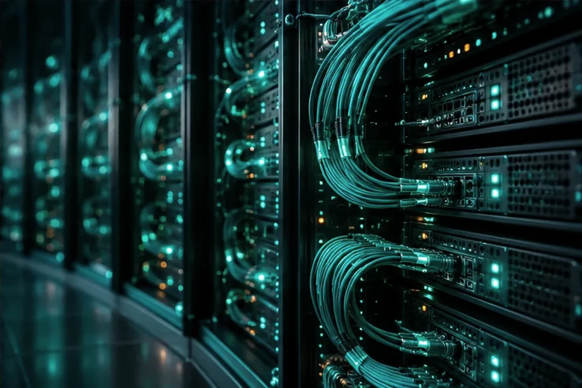 Server infrastructure illustrating IT security assessment